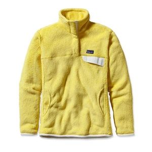 Patagonia yellow snap pullover
